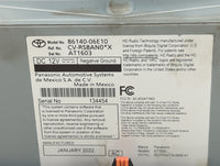 2020-2022 Toyota Camry Radio AM FM Cd Player Receiver Replacement P/N:86140-06E10 CV-RS8AN0*X, AT1603 Fits Fits 2020 2021 20