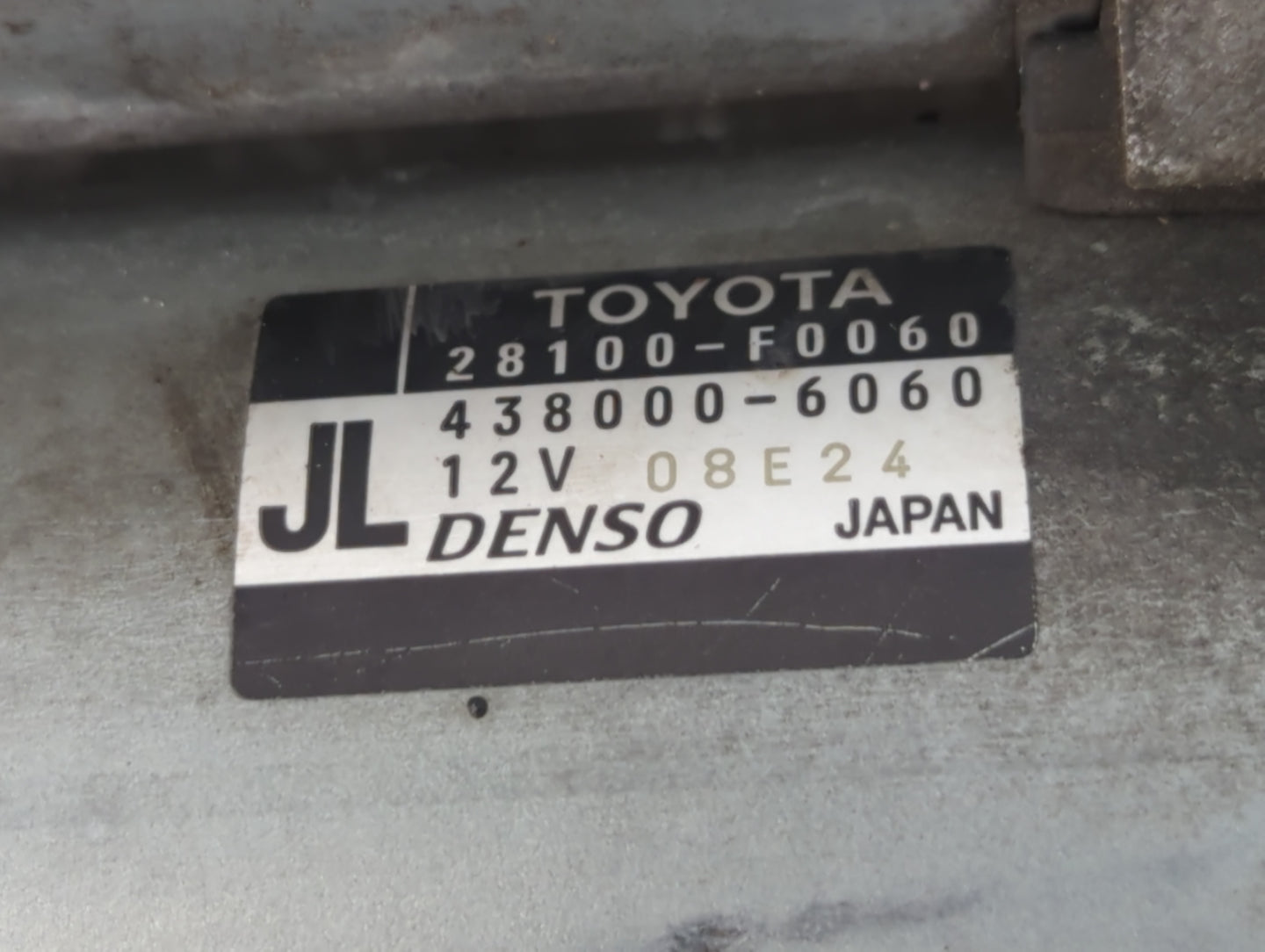 2018-2022 Toyota Camry Car Starter Motor Solenoid OEM P/N:438000-6060 28100-F0060 Fits Fits 2018 2019 2020 2021 2022 OEM Use