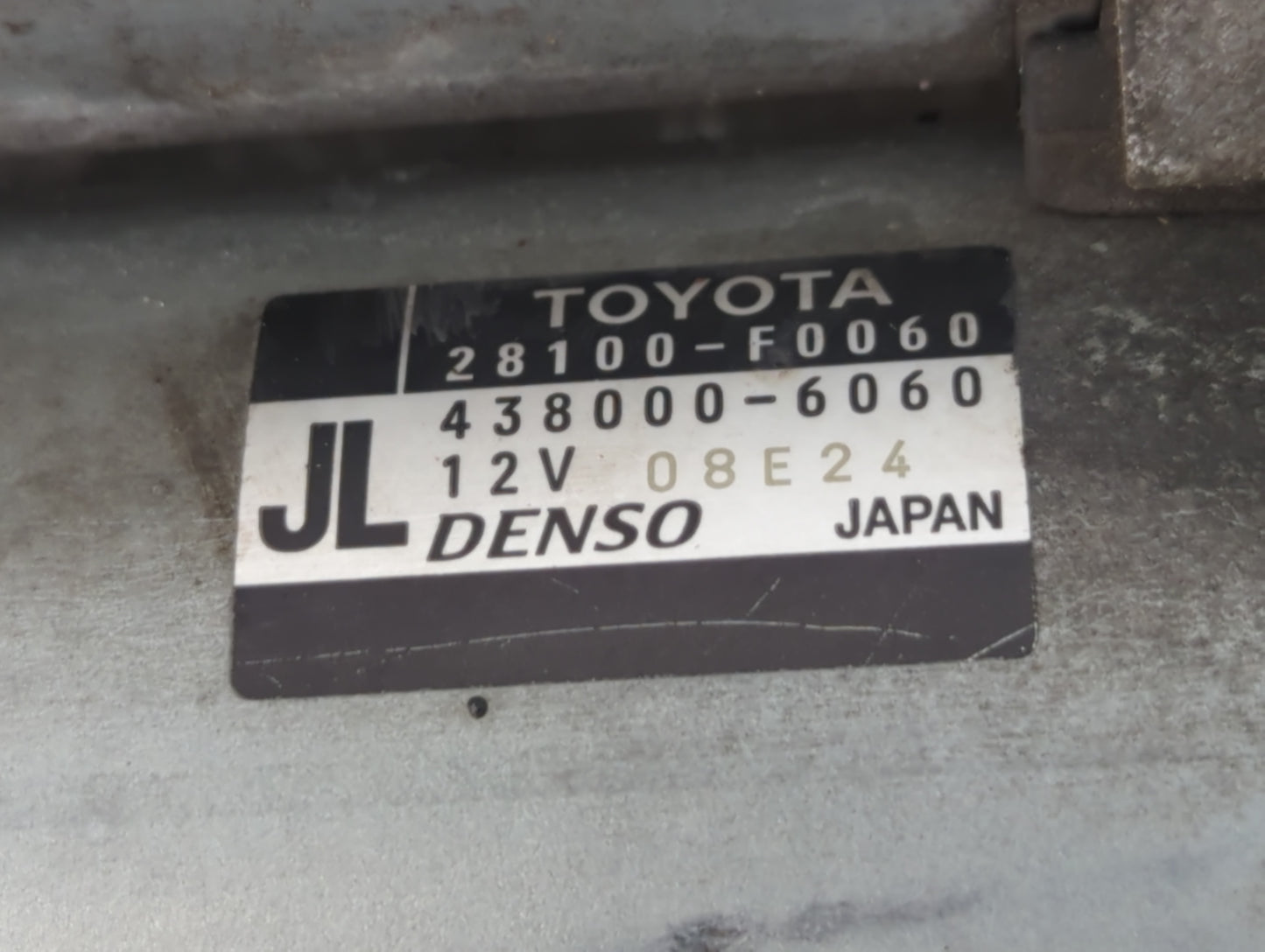 2018-2022 Toyota Camry Car Starter Motor Solenoid OEM P/N:438000-6060 28100-F0060 Fits Fits 2018 2019 2020 2021 2022 OEM Use