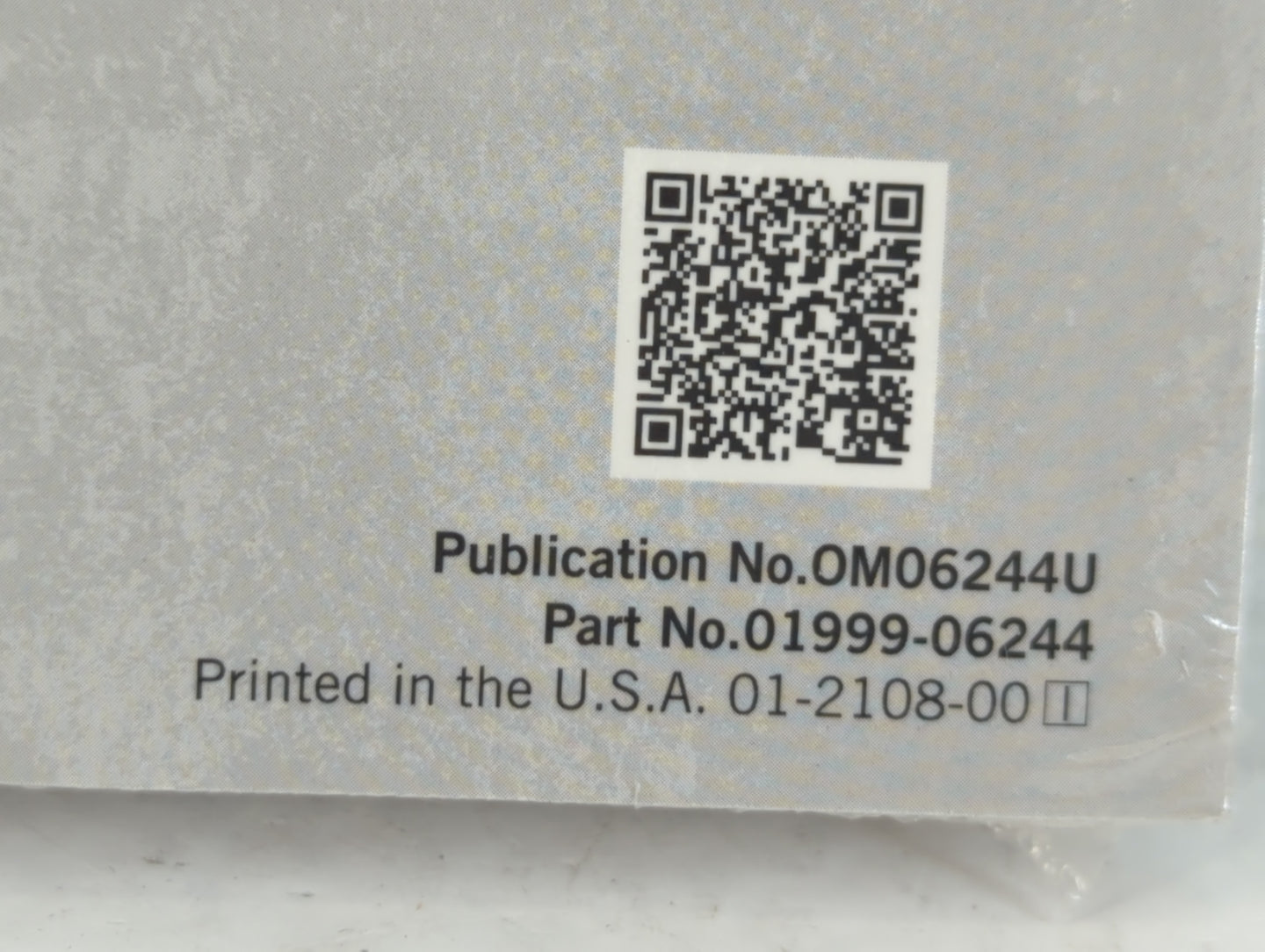 2022 Toyota Camry Owners Manual Book Guide P/N:01999-06244 OEM Used Auto Parts - Oemusedautoparts1.com