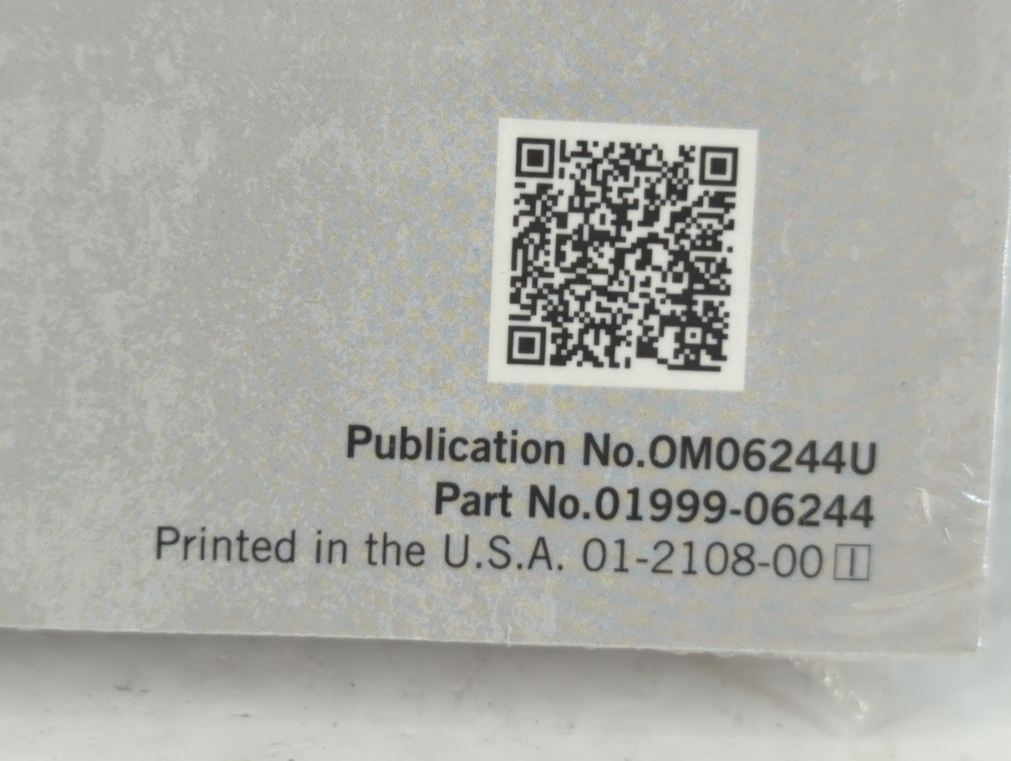 2022 Toyota Camry Owners Manual Book Guide P/N:01999-06244 OEM Used Auto Parts - Oemusedautoparts1.com