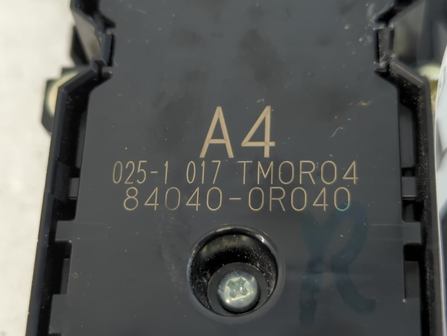 2022 Toyota Corolla Master Power Window Switch Replacement Driver Side Left P/N:84040-0R040 Fits Fits 2019 2020 OEM Used Aut