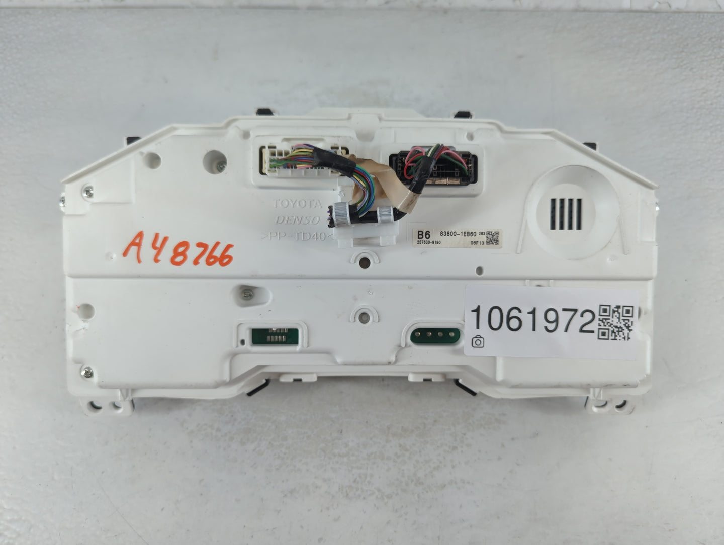 2022 Toyota Corolla Instrument Cluster Speedometer Gauges P/N:83800-1EB60 Fits OEM Used Auto Parts - Oemusedautoparts1.com