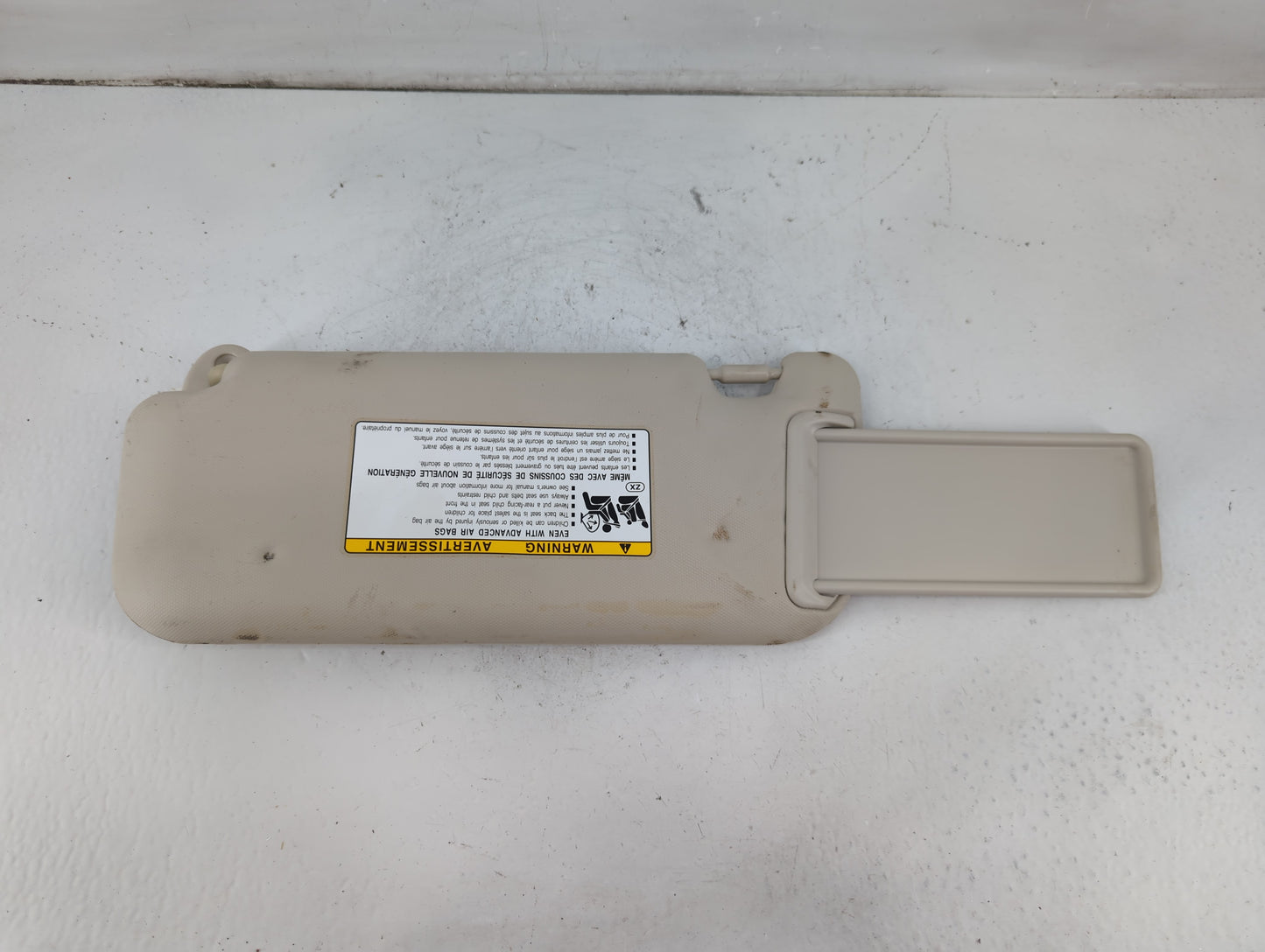 2022 Toyota Corolla Sun Visor Shade Replacement Passenger Right Mirror Fits OEM Used Auto Parts - Oemusedautoparts1.com