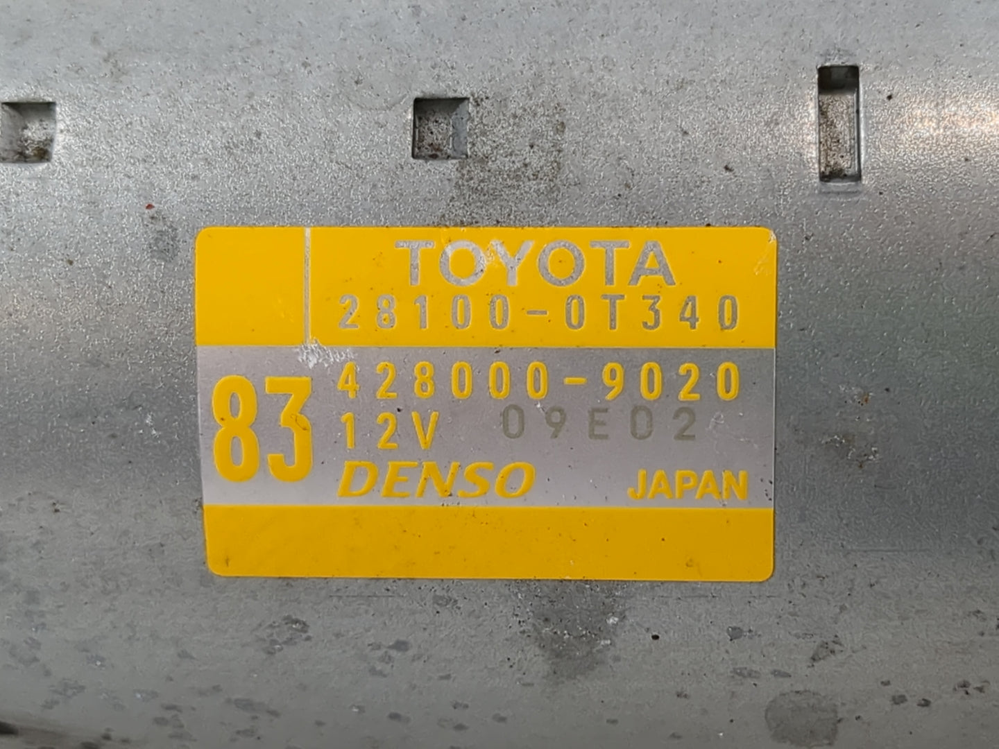 2015-2022 Toyota Corolla Car Starter Motor Solenoid OEM P/N:428000-9020 28100-0T340 Fits OEM Used Auto Parts - Oemusedautopa