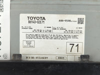 2021-2022 Toyota Corolla Radio AM FM Cd Player Receiver Replacement P/N:86140-02E71 86140-12610 Fits Fits 2021 2022 OEM Used