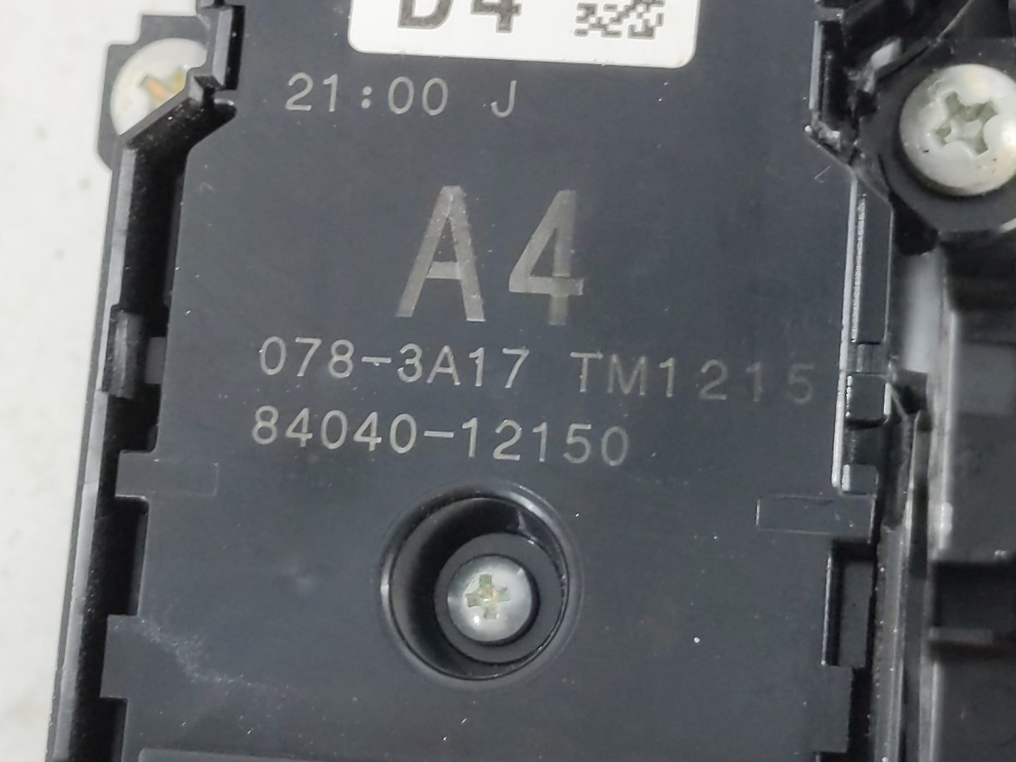 2022 Toyota Corolla Master Power Window Switch Replacement Driver Side Left P/N:84040-12150 078-3A17 Fits Fits 2019 2020 OEM