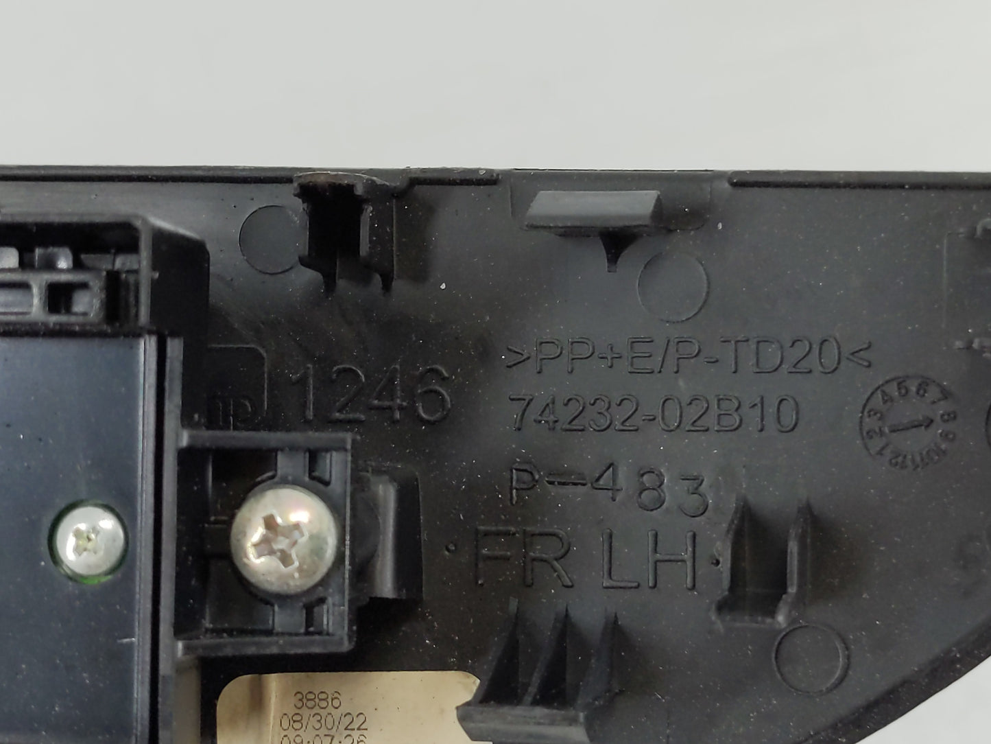 2022 Toyota Corolla Master Power Window Switch Replacement Driver Side Left P/N:74232-02B10 Fits Fits 2019 2020 OEM Used Aut