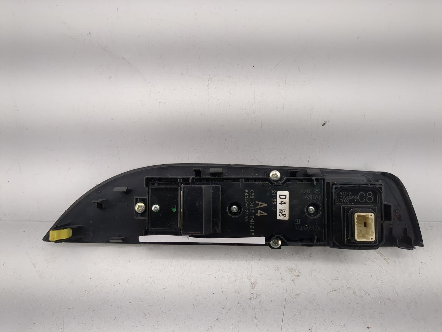 2022 Toyota Corolla Master Power Window Switch Replacement Driver Side Left P/N:84040-12150 Fits OEM Used Auto Parts - Oemus