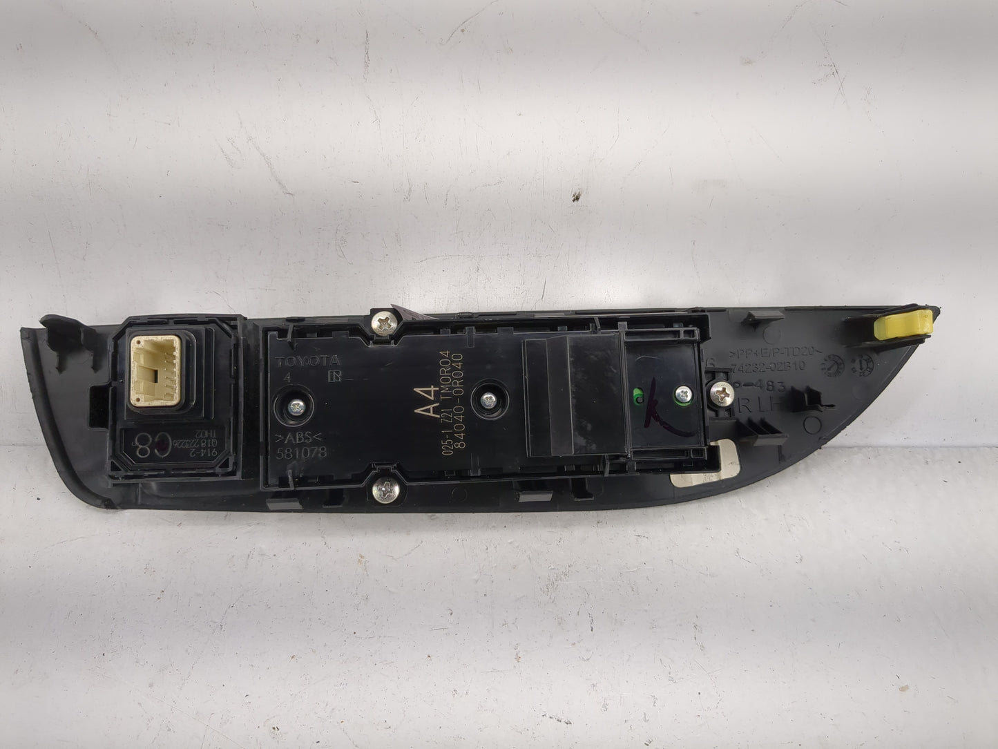 2022 Toyota Corolla Master Power Window Switch Replacement Driver Side Left P/N:84040-0R040 Fits Fits 2019 2020 OEM Used Aut