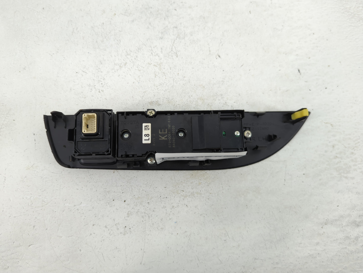 2019-2022 Toyota Corolla Master Power Window Switch Replacement Driver Side Left P/N:74232-12A80 Fits Fits 2019 2020 2021 20