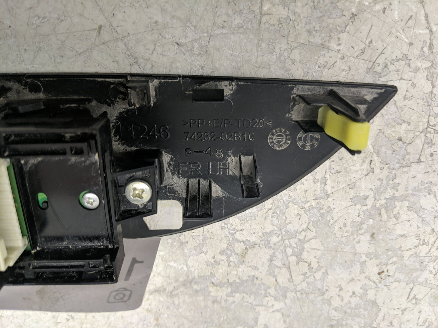 2022 Toyota Corolla Master Power Window Switch Replacement Driver Side Left P/N:74232-02B10 Fits Fits 2019 2020 OEM Used Aut