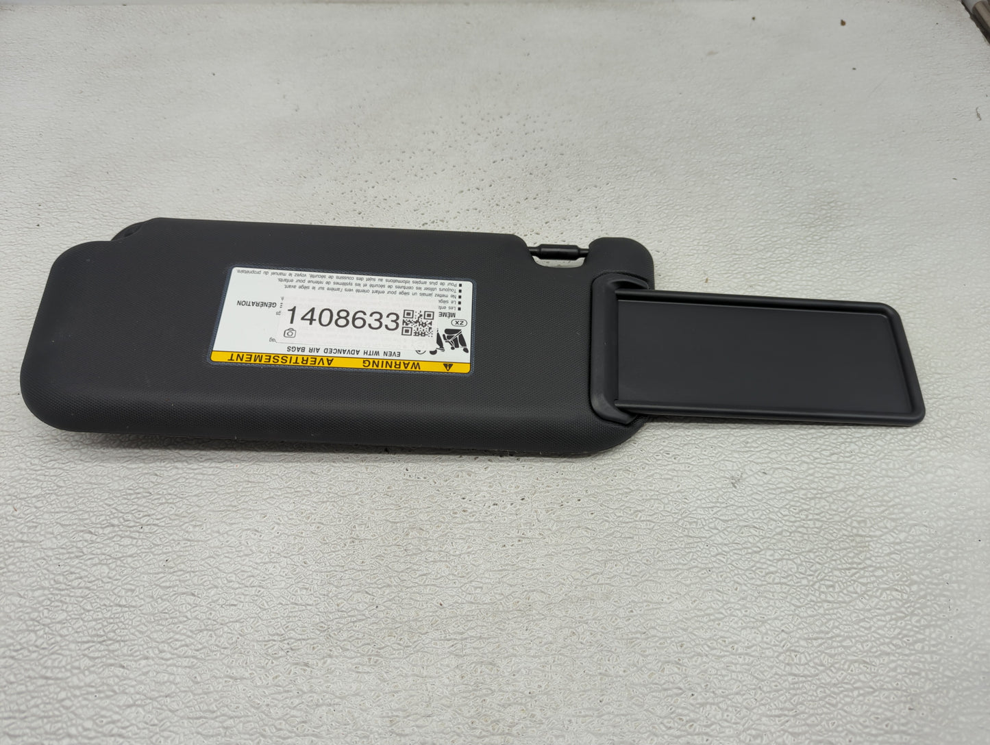 2019-2022 Toyota Corolla Sun Visor Shade Replacement Passenger Right Mirror Fits Fits 2019 2020 2021 2022 OEM Used Auto Part