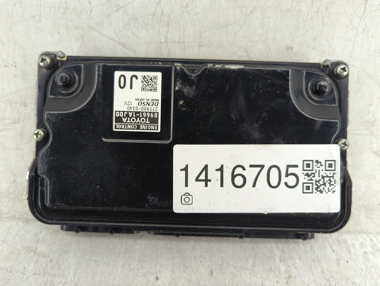 2022 Toyota Corolla PCM Engine Control Computer ECU ECM PCU OEM P/N:89661-1AJ00 Fits OEM Used Auto Parts - Oemusedautoparts1