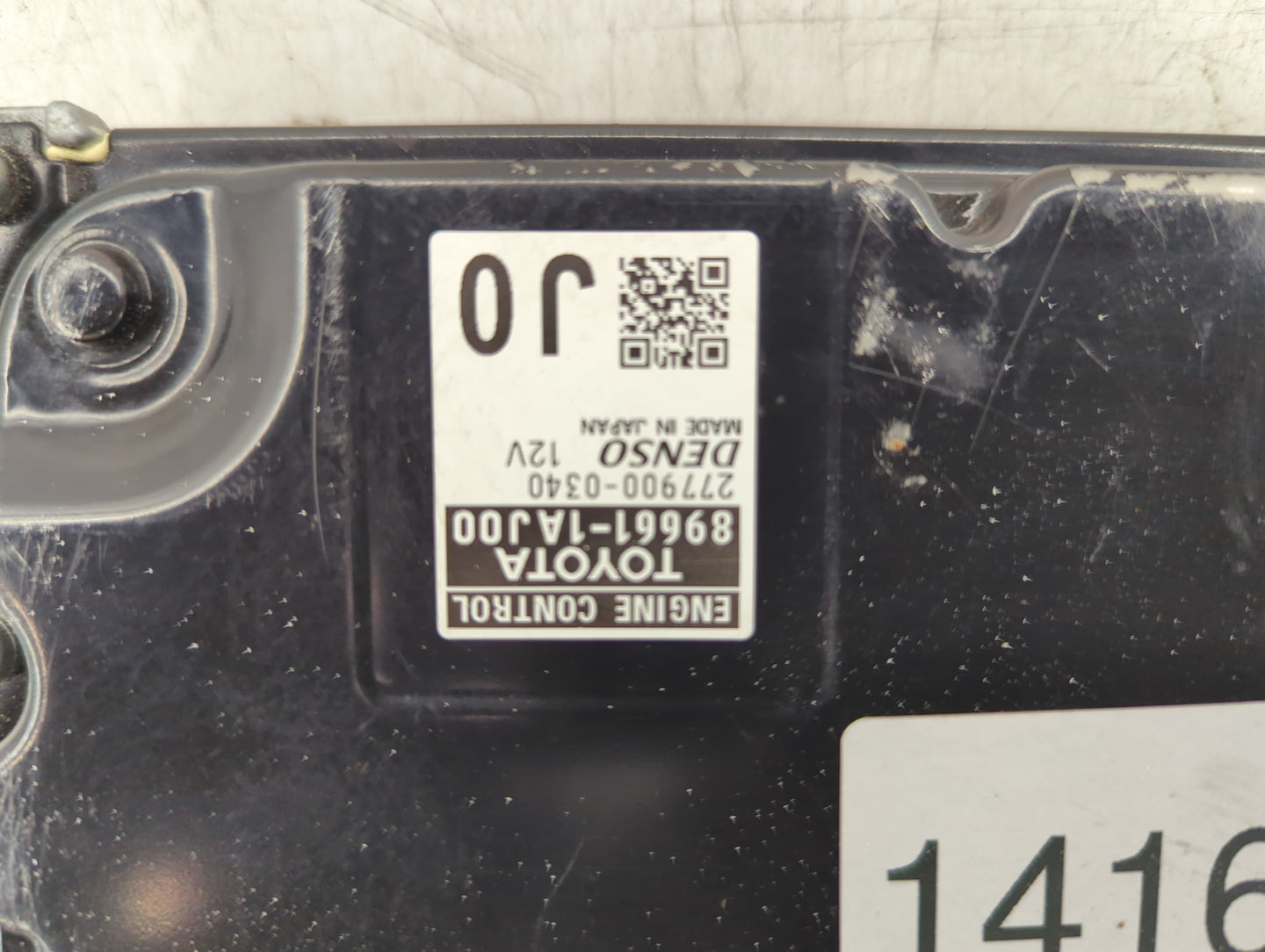2022 Toyota Corolla PCM Engine Control Computer ECU ECM PCU OEM P/N:89661-1AJ00 Fits OEM Used Auto Parts - Oemusedautoparts1