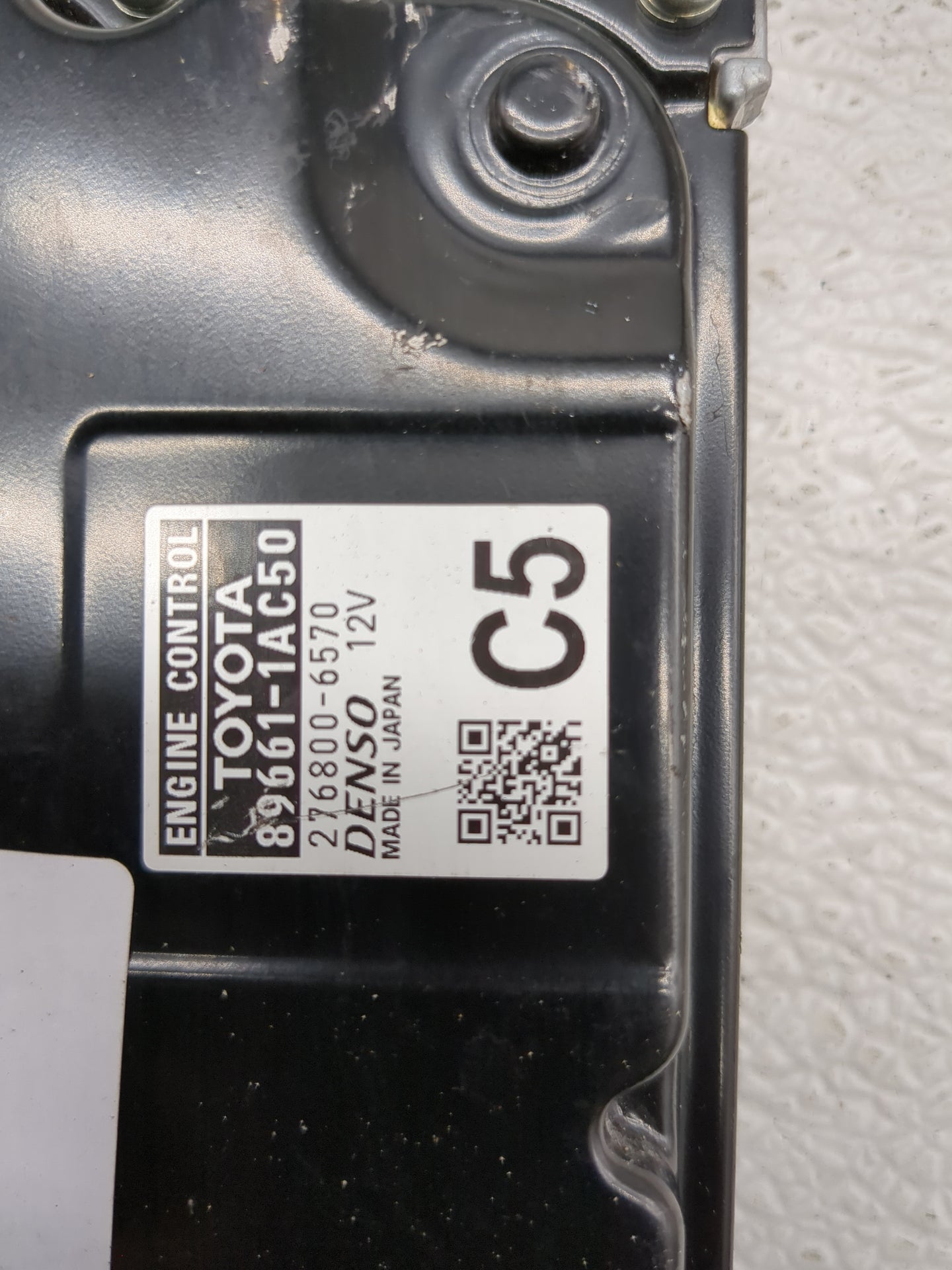 2021-2022 Toyota Corolla PCM Engine Control Computer ECU ECM PCU OEM P/N:89661-1AC50 Fits Fits 2021 2022 OEM Used Auto Parts
