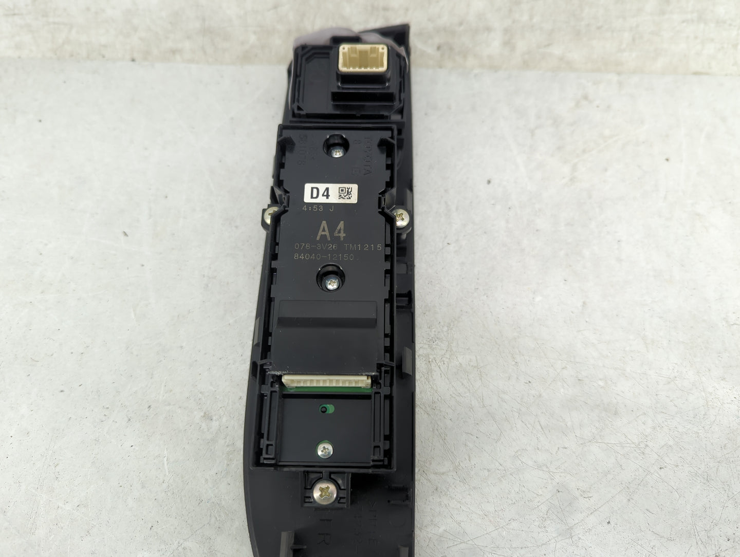 2022 Toyota Corolla Master Power Window Switch Replacement Driver Side Left P/N:84040-12150 078-3V26 Fits Fits 2019 2020 OEM