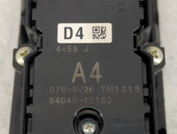 2022 Toyota Corolla Master Power Window Switch Replacement Driver Side Left P/N:84040-12150 078-3V26 Fits Fits 2019 2020 OEM