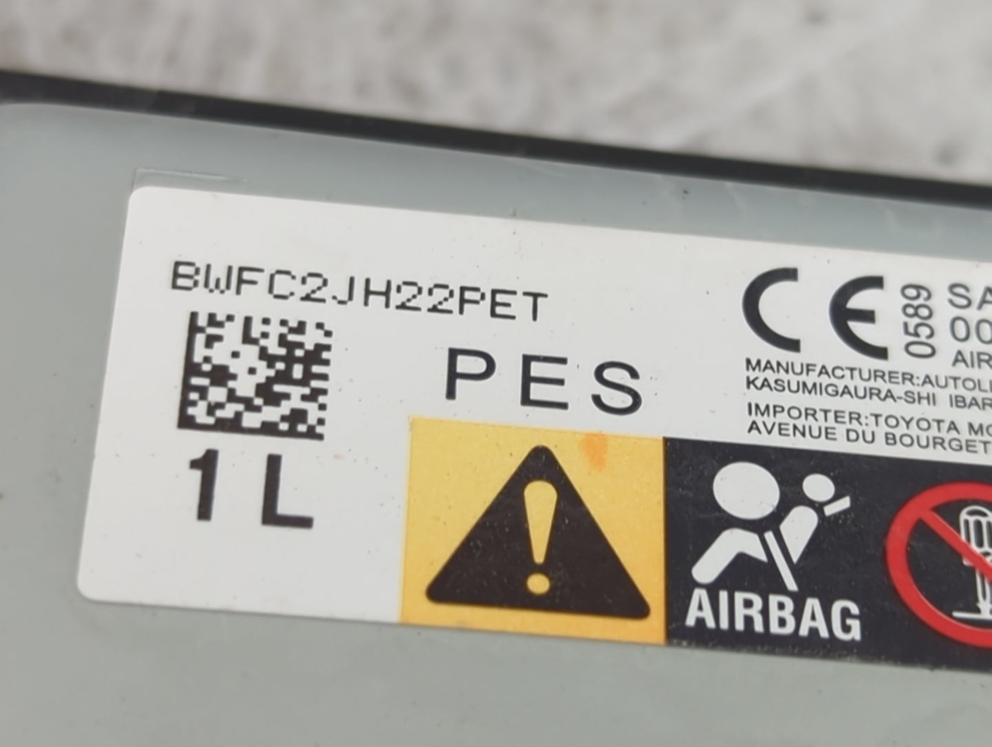 2019-2022 Toyota Corolla Air Bag Driver Left Knee Oem - Oemusedautoparts1.com