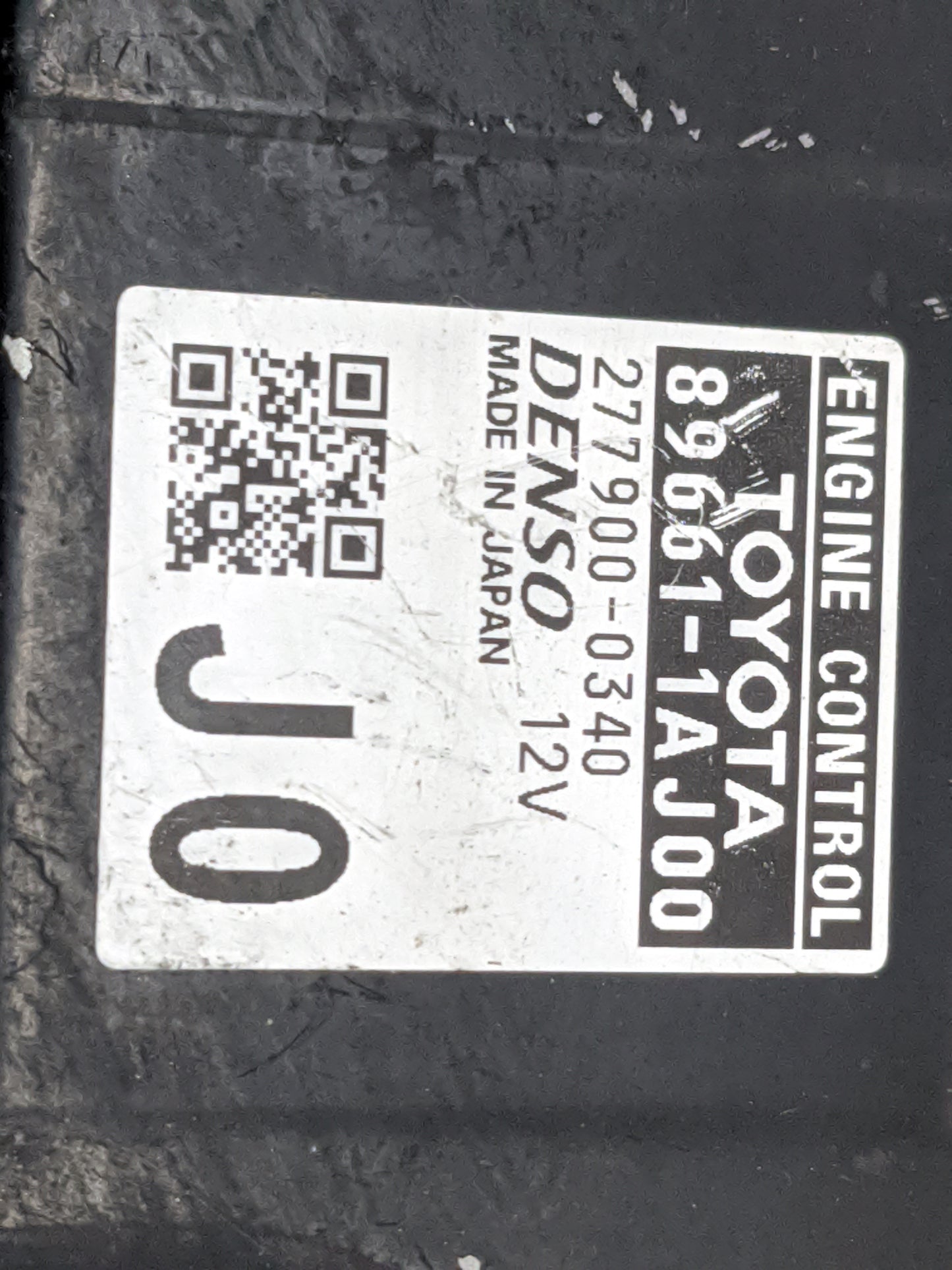 2022 Toyota Corolla PCM Engine Control Computer ECU ECM PCU OEM P/N:89661-1AJ00 277900-0340 Fits OEM Used Auto Parts - Oemus