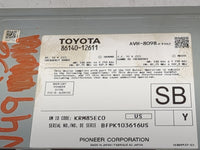 2022 Toyota Corolla Radio AM FM Cd Player Receiver Replacement P/N:86140-12611 AVH-8098, AJDK102, D172G Fits OEM Used Auto P