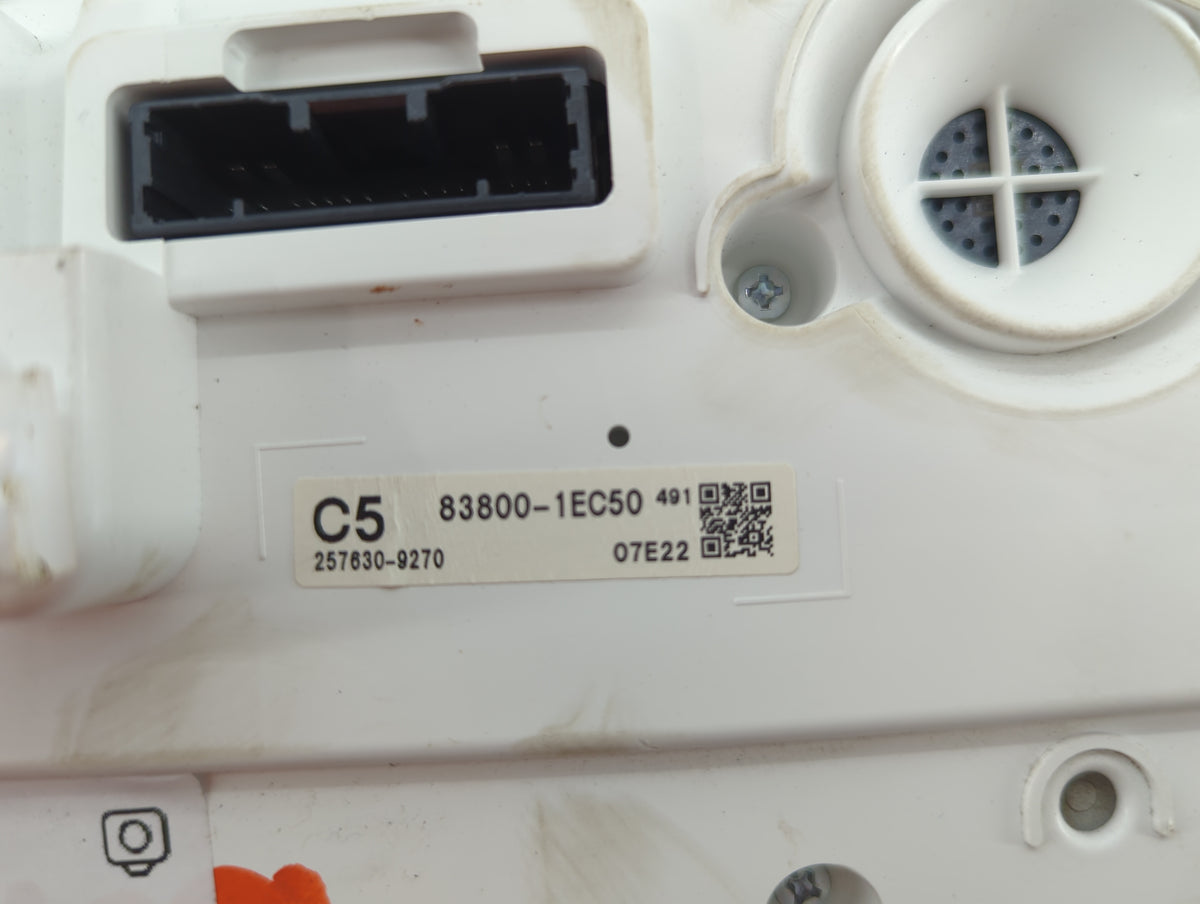 2022 Toyota Corolla Instrument Cluster Speedometer Gauges P/N:83800-1EC50 257630-9270 Miles: Fits OEM Used Auto Parts - Oemu