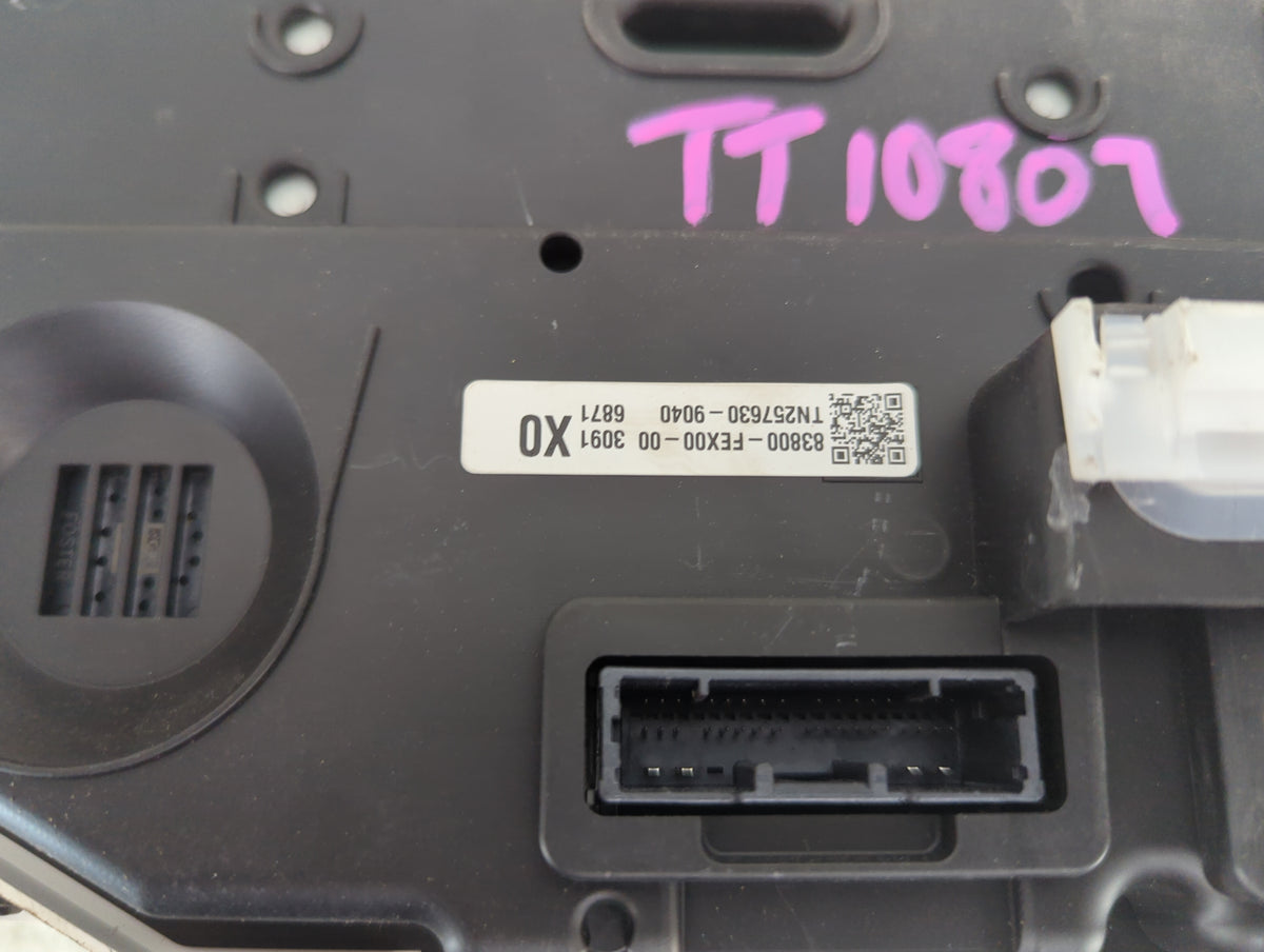 2022 Toyota Corolla Instrument Cluster Speedometer Gauges P/N:83800-FEX00-00 TN257630-9040 Miles: Fits OEM Used Auto Parts -