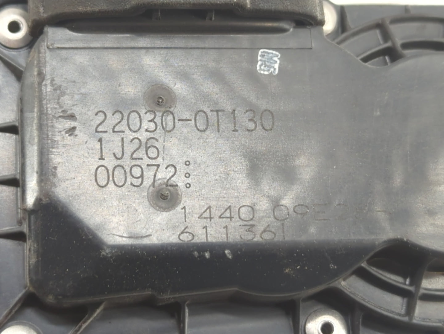 2022 Toyota Corolla Throttle Body P/N:22030-0T130 22030-37040 Fits Fits 2013 2014 OEM Used Auto Parts - Oemusedautoparts1.co