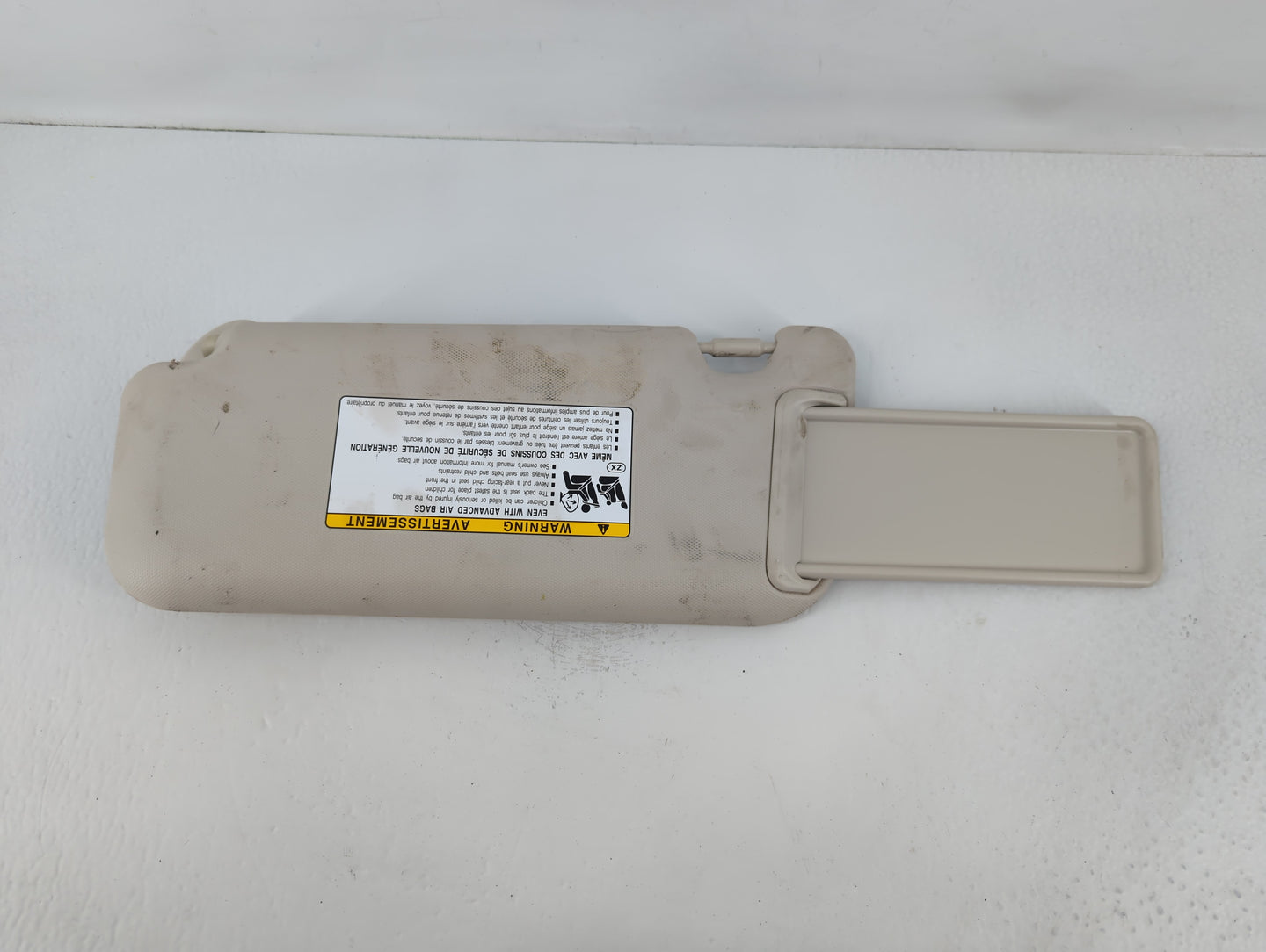 2022 Toyota Corolla Sun Visor Shade Replacement Passenger Right Mirror Fits OEM Used Auto Parts - Oemusedautoparts1.com