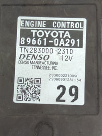 2022 Toyota Corolla Cross PCM Engine Control Computer ECU ECM PCU OEM P/N:89661-0A291 TN283000-2310 Fits OEM Used Auto Parts