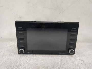 2022 Toyota Corolla Cross Radio AM FM Cd Player Receiver Replacement P/N:86140-0A110 AVH-0119, D172G, AJDK102 Fits OEM Used 