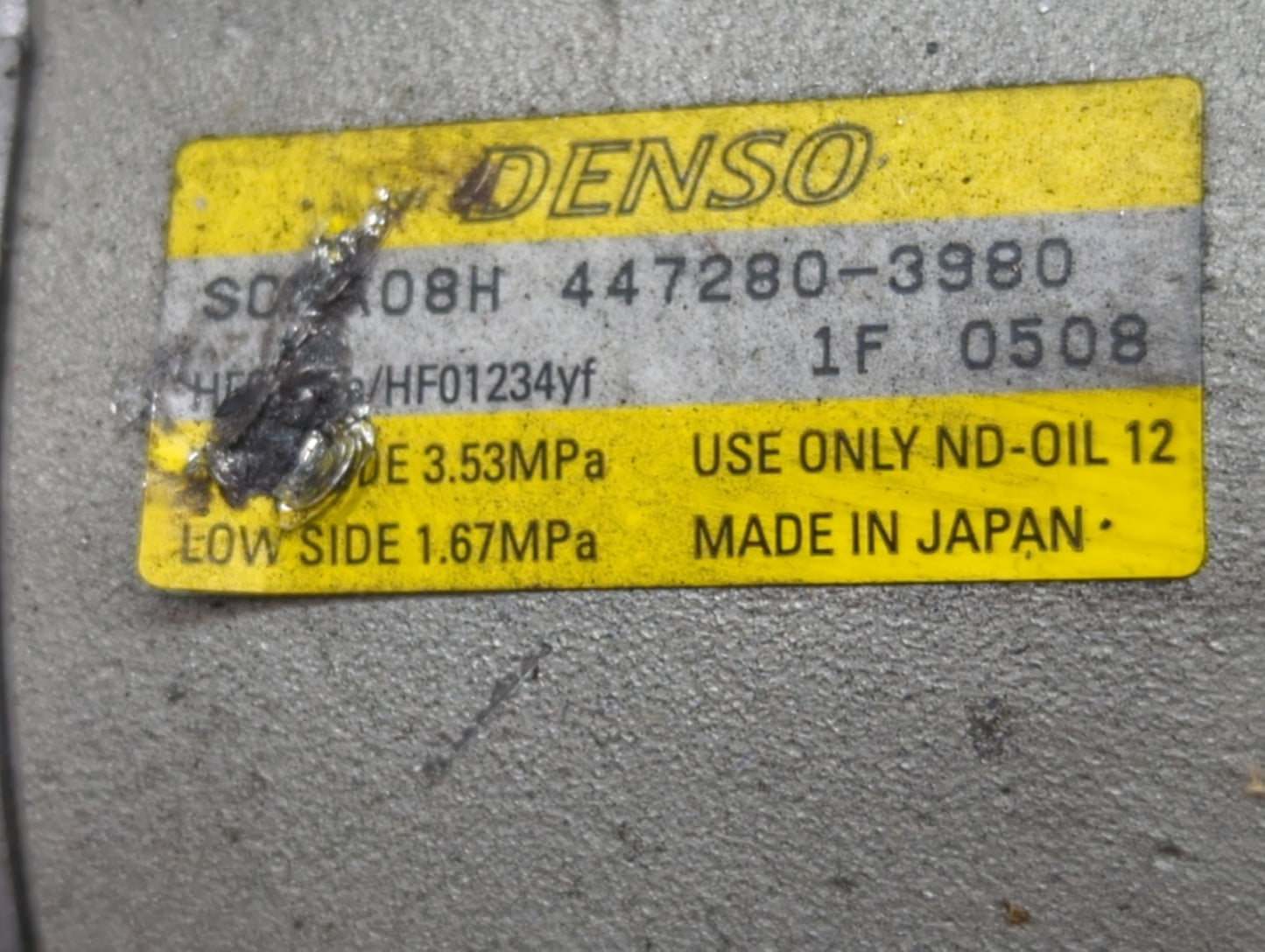 2022-2022 Toyota Gr86 Air Conditioning A/c Ac Compressor Oem - Oemusedautoparts1.com