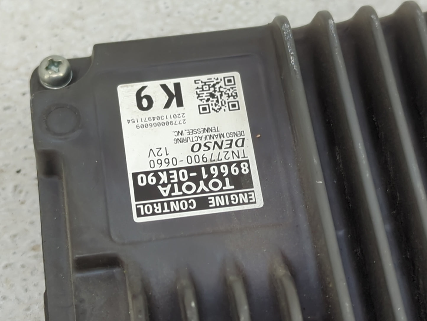 2020-2022 Toyota Highlander PCM Engine Control Computer ECU ECM PCU OEM P/N:89661-0EK90, TN277900-0660 Fits Fits 2020 2021 2
