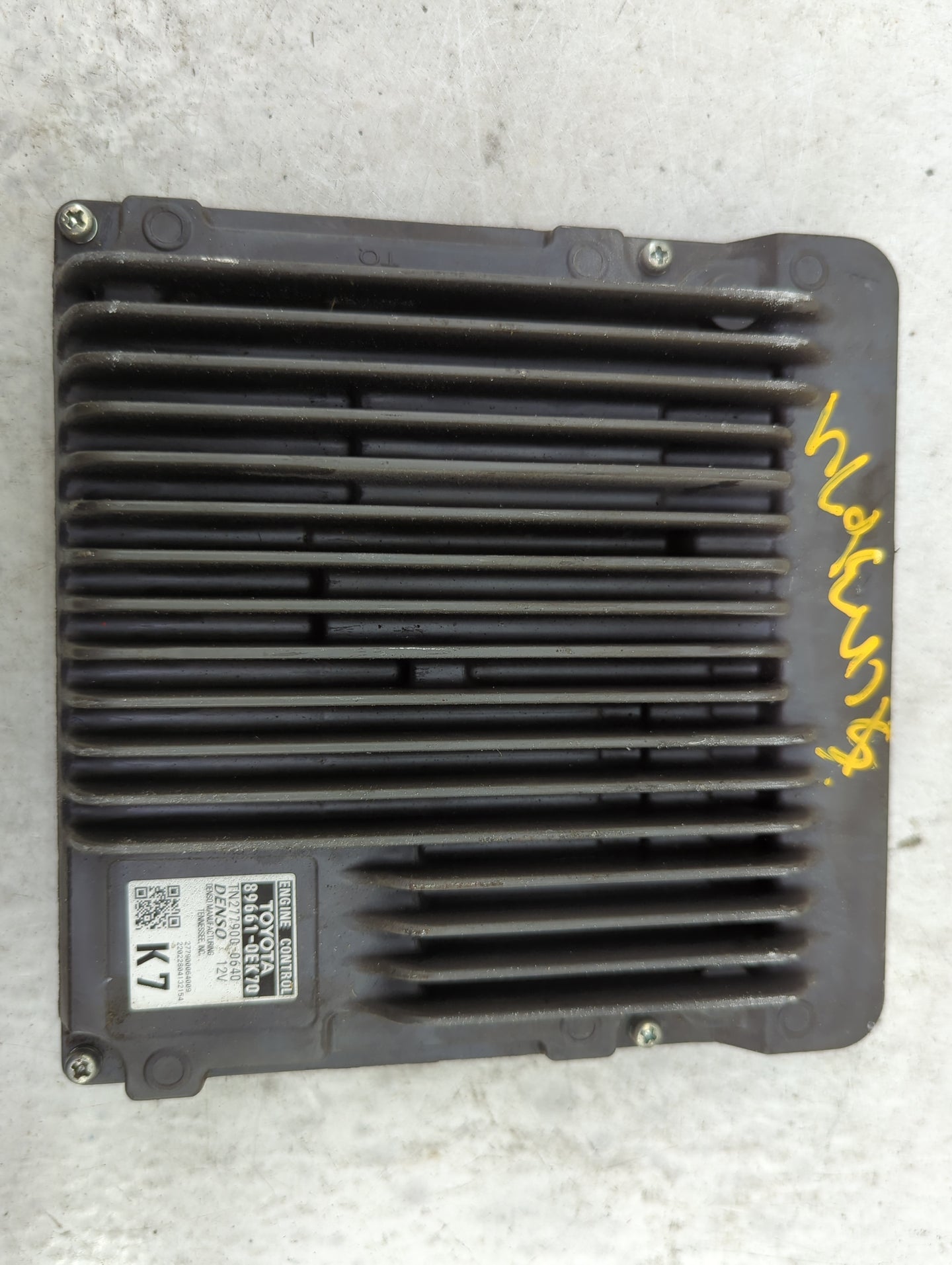 2020-2022 Toyota Highlander PCM Engine Control Computer ECU ECM PCU OEM P/N:89661-0EK70 TN277900-0640 Fits Fits 2020 2021 20
