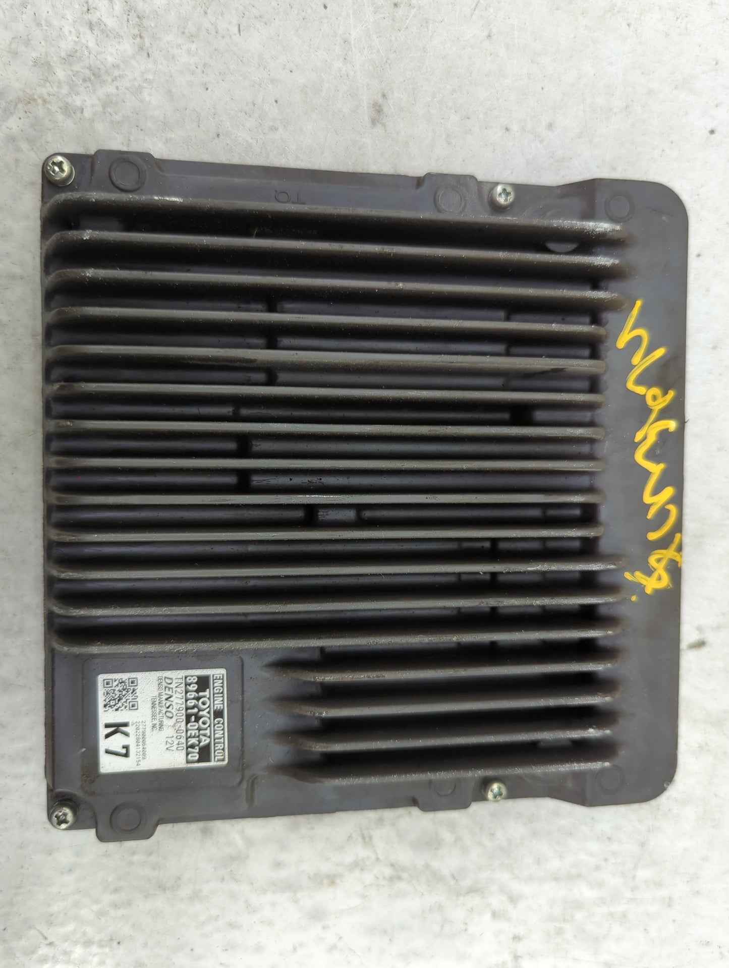 2020-2022 Toyota Highlander PCM Engine Control Computer ECU ECM PCU OEM P/N:89661-0EK70 TN277900-0640 Fits Fits 2020 2021 20
