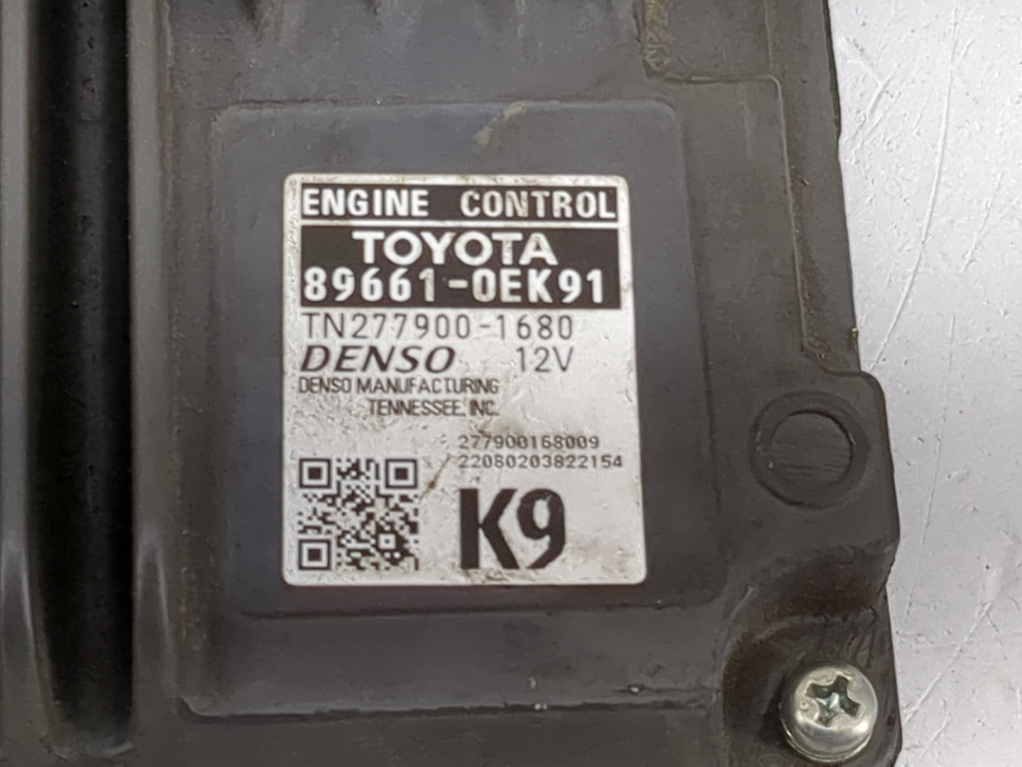 2020-2022 Toyota Highlander PCM Engine Control Computer ECU ECM PCU OEM P/N:89661-0EK91 TN277900-1680 Fits Fits 2020 2021 20