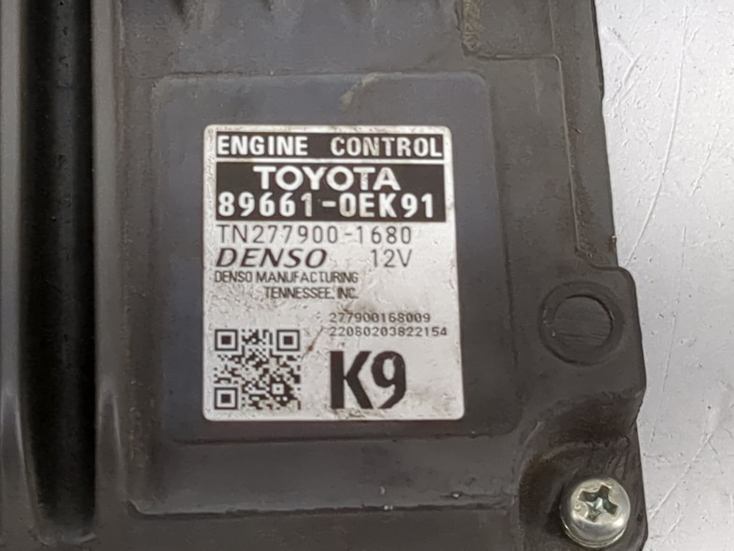 2020-2022 Toyota Highlander PCM Engine Control Computer ECU ECM PCU OEM P/N:89661-0EK91 TN277900-1680 Fits Fits 2020 2021 20