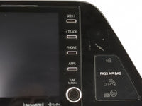 2020-2022 Toyota Highlander Radio AM FM Cd Player Receiver Replacement P/N:86140-0E340 139000-9730J101 Fits Fits 2020 2021 2