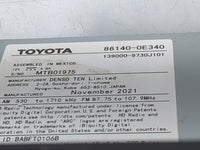 2020-2022 Toyota Highlander Radio AM FM Cd Player Receiver Replacement P/N:86140-0E340 139000-9730J101 Fits Fits 2020 2021 2