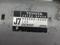 2020-2022 Toyota Highlander Car Starter Motor Solenoid OEM P/N:43800-5340 28100-0P090 Fits Fits 2020 2021 2022 OEM Used Auto