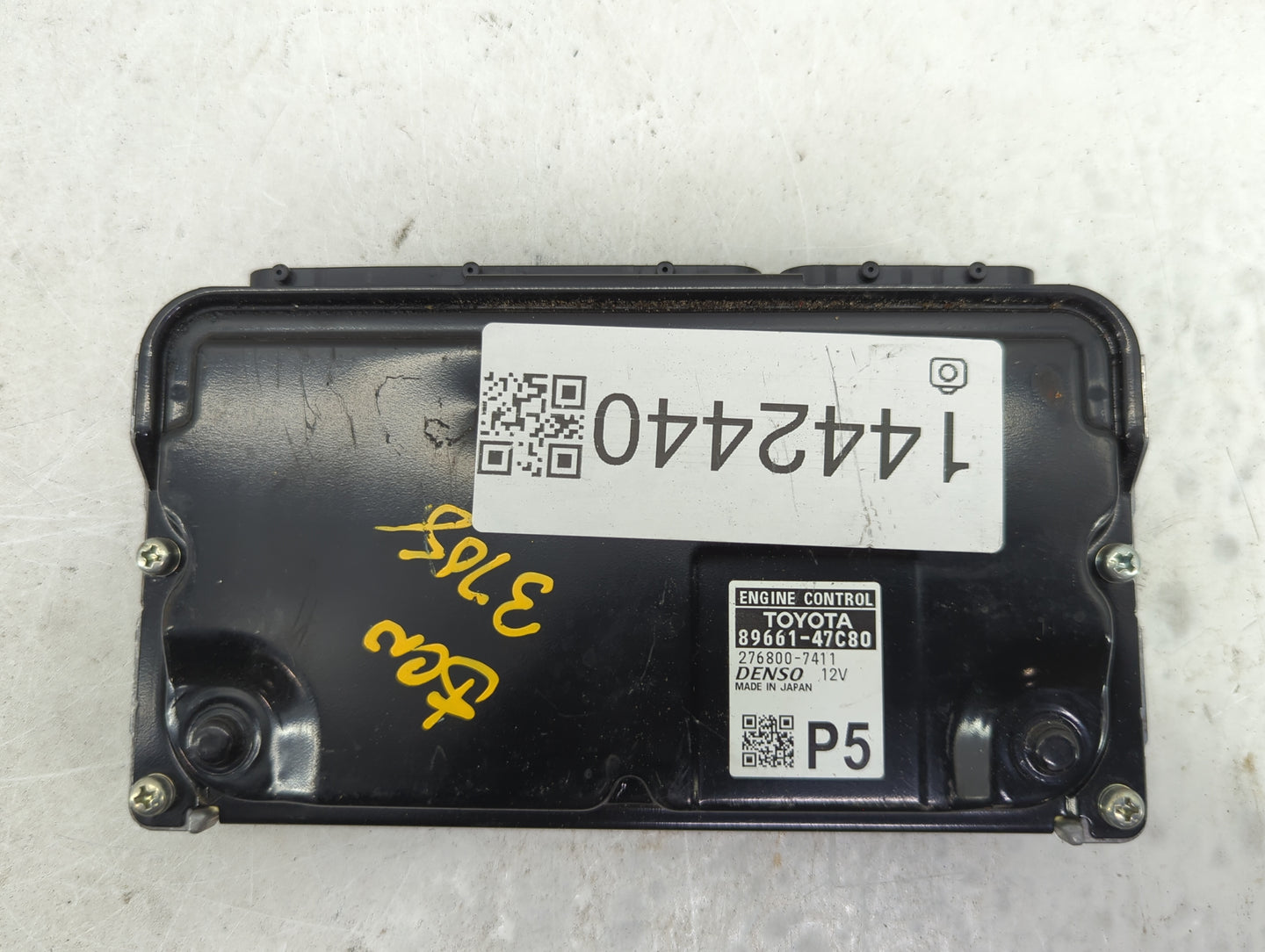 2021-2022 Toyota Prius PCM Engine Control Computer ECU ECM PCU OEM P/N:89661-47C80 276800-7411 Fits Fits 2021 2022 OEM Used 