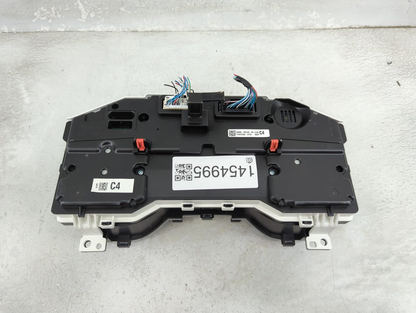 2022 Toyota Rav4 Instrument Cluster Speedometer Gauges P/N:83800-0RC40-00 TN257640-0733 Miles: Fits OEM Used Auto Parts - Oe