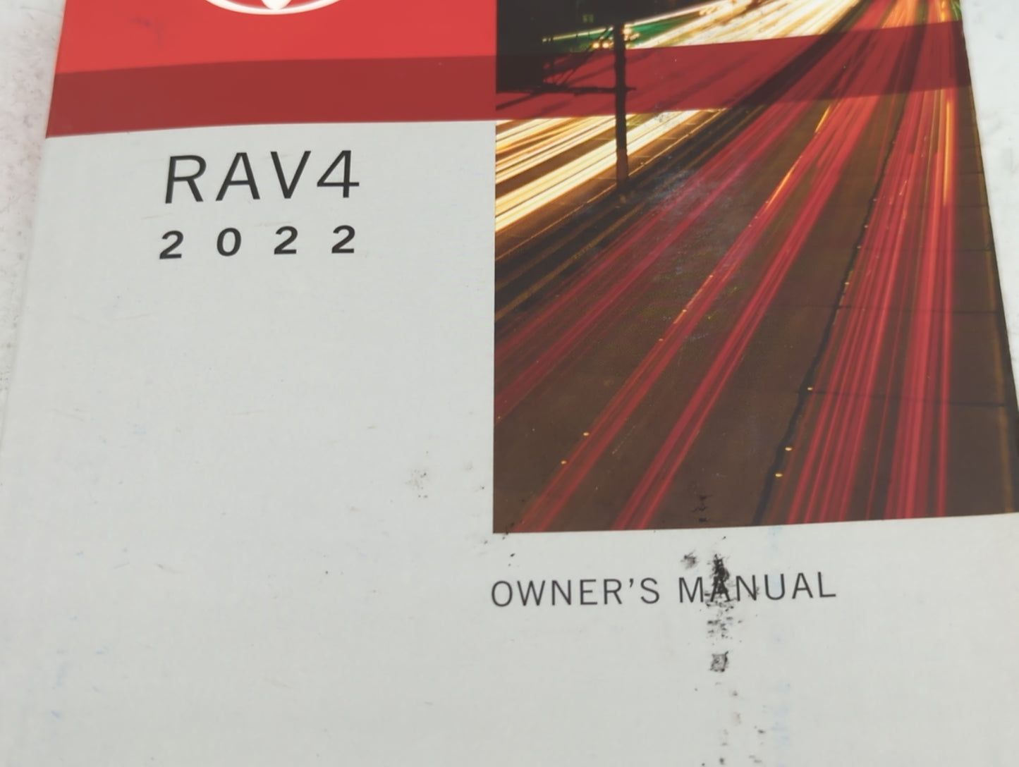 2022 Toyota Rav4 Owners Manual Book Guide P/N:OM0R059U 01999-0R059 OEM Used Auto Parts - Oemusedautoparts1.com