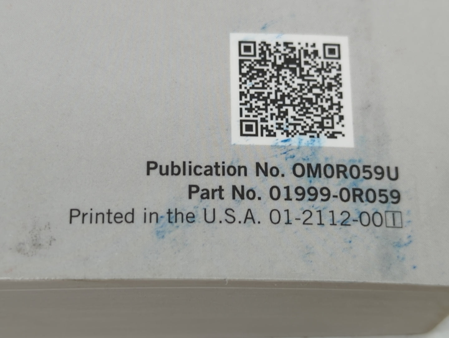 2022 Toyota Rav4 Owners Manual Book Guide P/N:OM0R059U 01999-0R059 OEM Used Auto Parts - Oemusedautoparts1.com