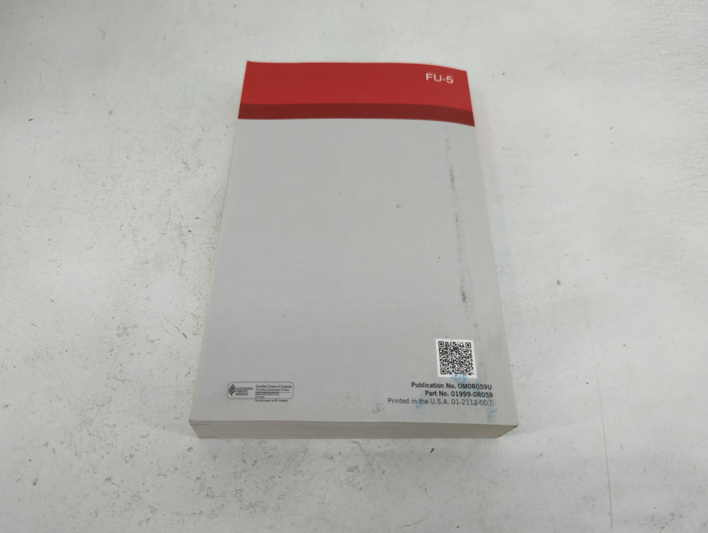 2022 Toyota Rav4 Owners Manual Book Guide P/N:OM0R059U 01999-0R059 OEM Used Auto Parts - Oemusedautoparts1.com