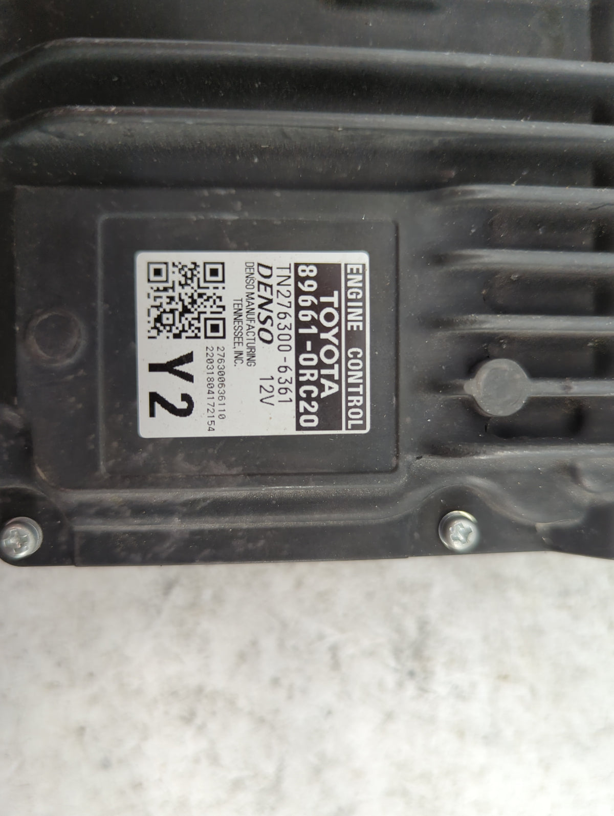 2022 Toyota Rav4 PCM Engine Control Computer ECU ECM PCU OEM P/N:89661-0RC20 TN276300-6361 Fits OEM Used Auto Parts - Oemuse