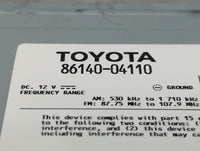 2020-2022 Toyota Tacoma Radio AM FM Cd Player Receiver Replacement P/N:86140-04110 Fits Fits 2020 2021 2022 OEM Used Auto Pa