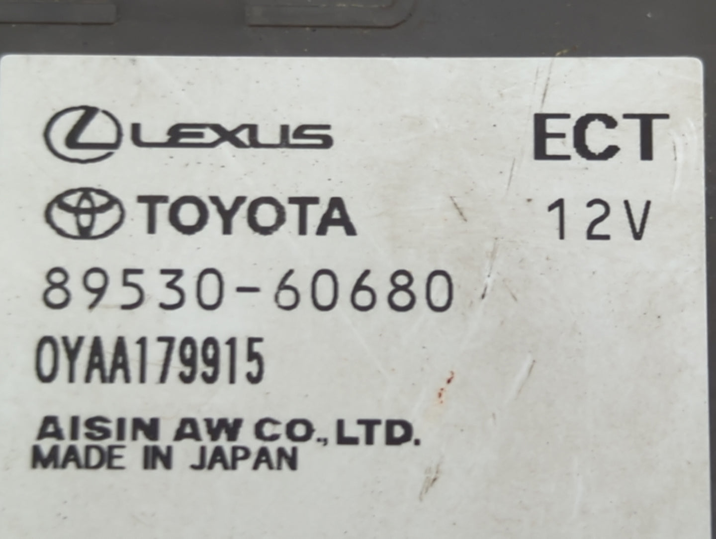 2022-2022 Toyota Tundra Transmission Control Module Tcu Tcm 89530-60680 - Oemusedautoparts1.com