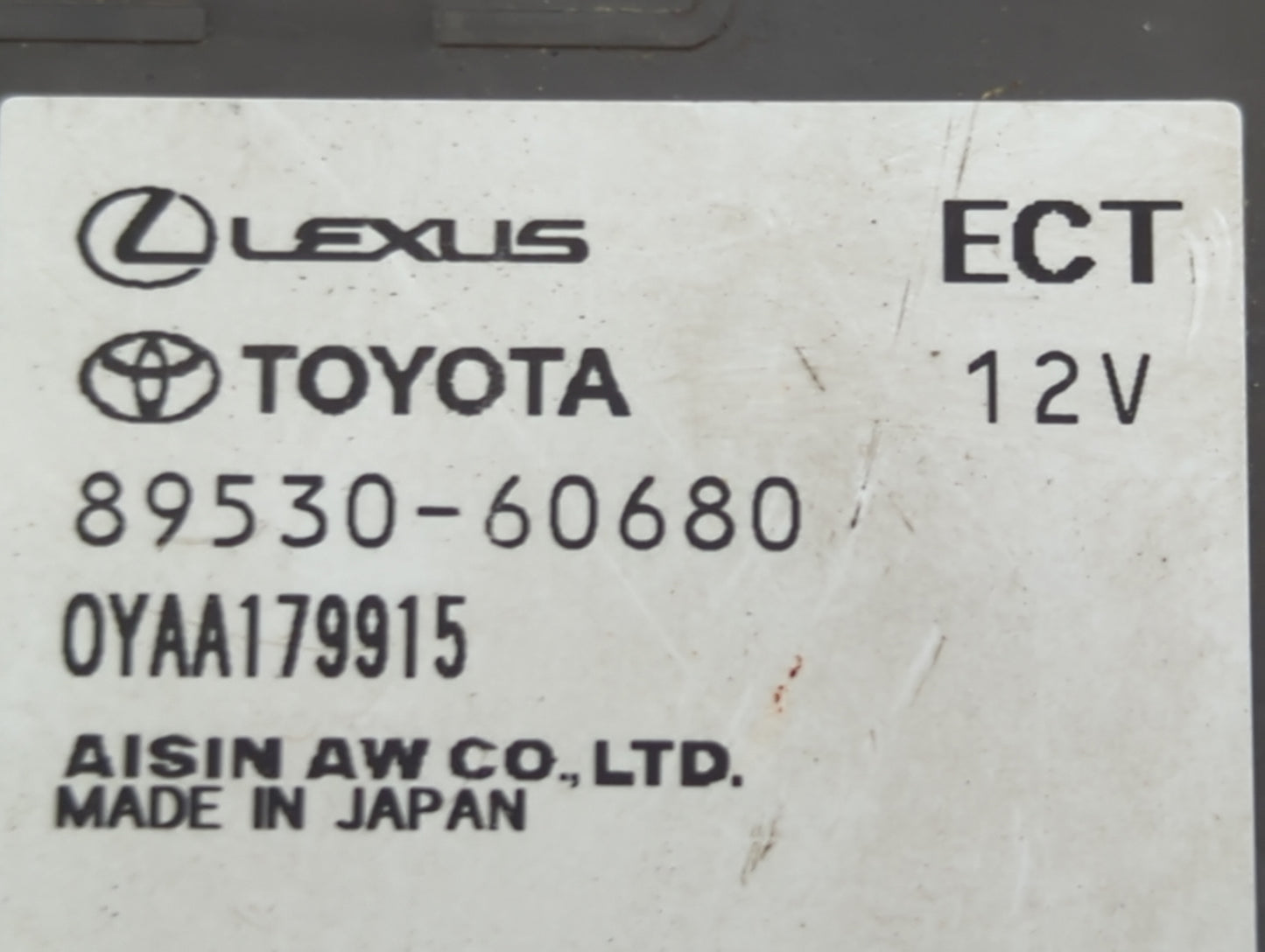 2022-2022 Toyota Tundra Transmission Control Module Tcu Tcm 89530-60680 - Oemusedautoparts1.com