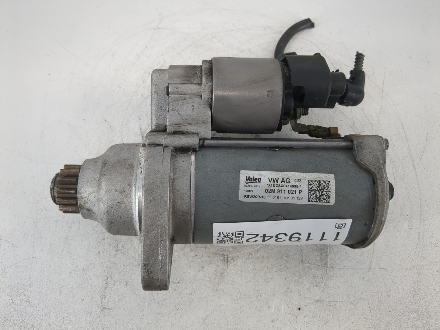 2018-2022 Volkswagen Atlas Car Starter Motor Solenoid OEM P/N:02M 911 021 P Fits Fits 2018 2019 2020 2021 2022 OEM Used Auto